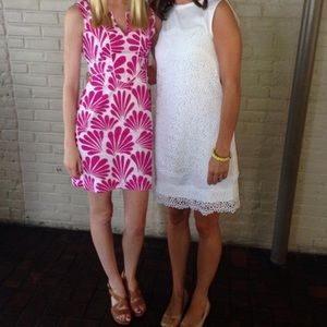 Southern Frock Pink Patterned Shift Sundress